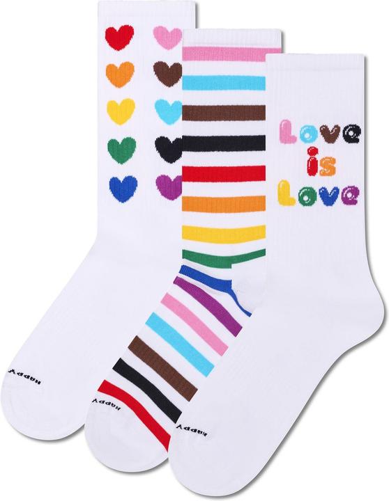 Produktbild Happy Socks 3-Pack Pride Sneaker Socks Gift Set (3er Pack, 36 - 40)