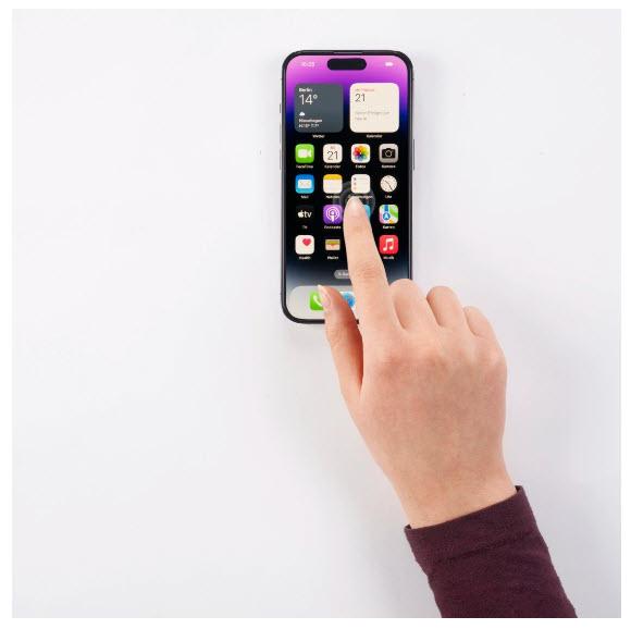 Actual product image Hama Hiflex Eco (1 Piece, Apple iPhone 15 Pro)