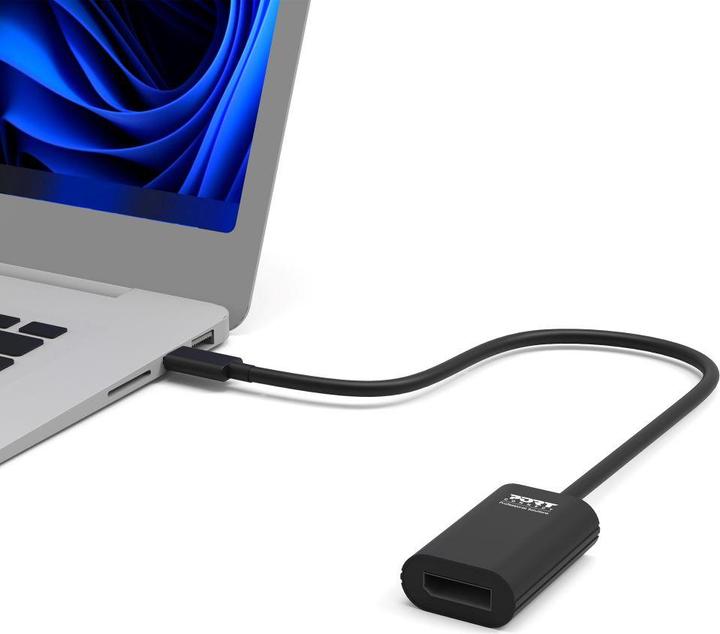 Actual product image Port Designs 900127 USB graphic adapter pixel (DP, 15 cm)
