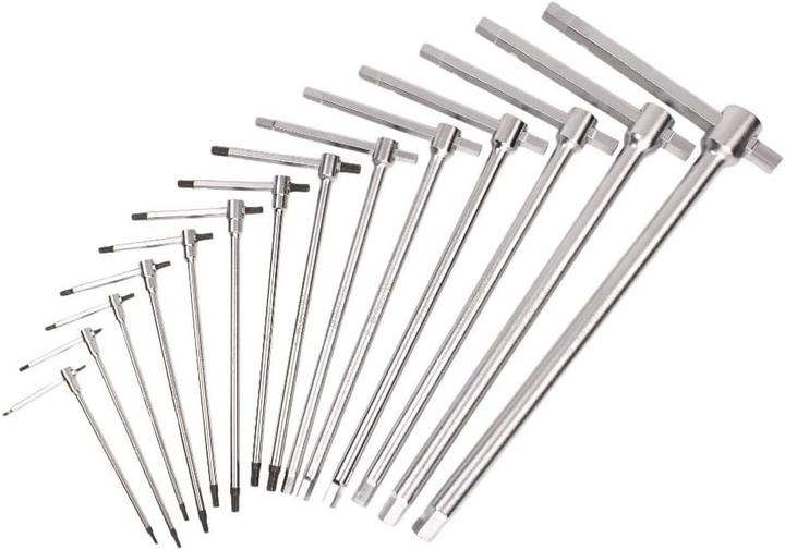 Immagine prodotto Beta Tools Stiftschlüsselsatz mit T-Griff (14-teilig)