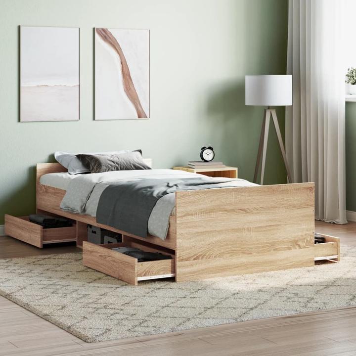 Actual product image vidaXL Bettgestell (100 x 200 cm)