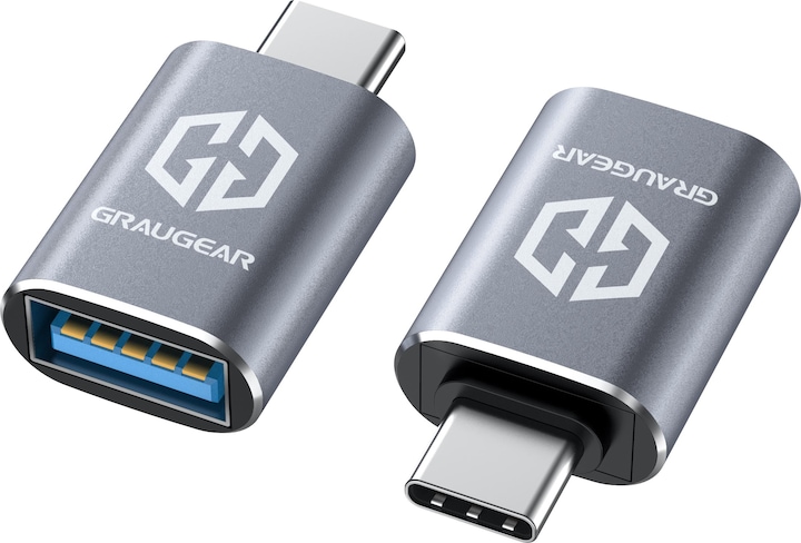 Image du produit Graugear USB A – USB C Adapter (USB-C, USB-A, 3.10 cm)