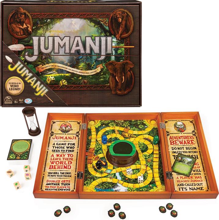 Immagine prodotto Spin Master 6062356 EG - JUMANJI in Legno total refresh (Italiano)