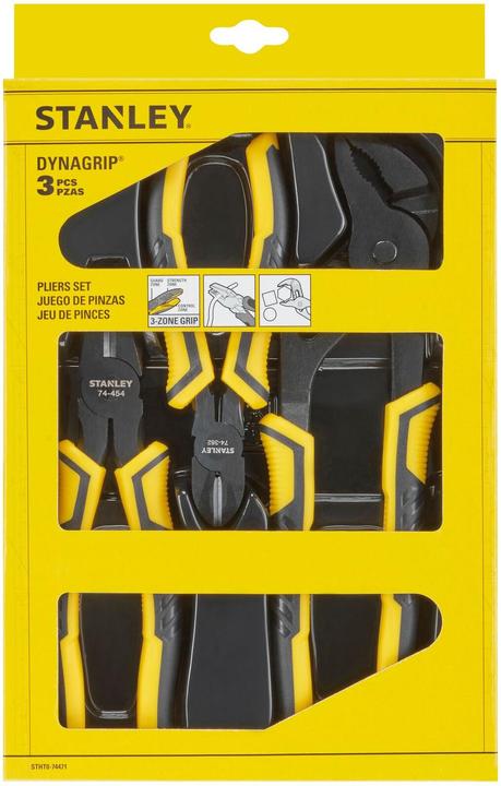 Immagine prodotto Stanley Set di pinze ControlGrip. 3 pezzi (320 mm)
