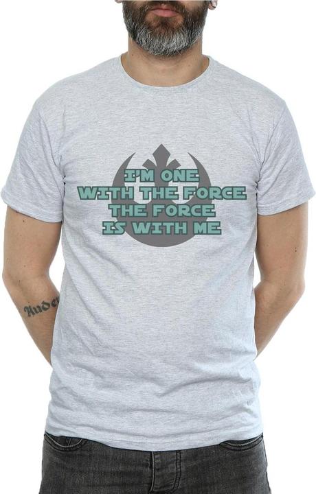 Image du produit Star Wars - T-shirt ROGUE ONE I'M ONE WITH THE FORCE GREEN - Homme (L)