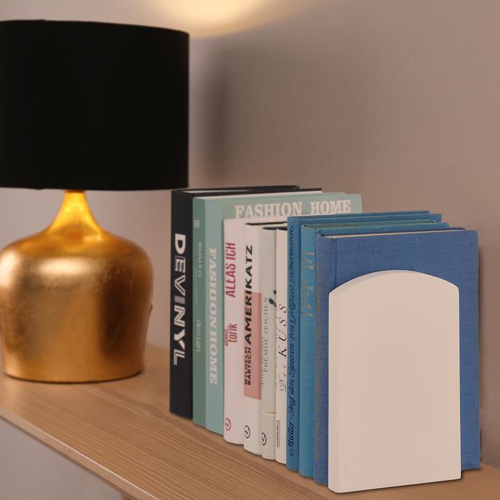 Actual product image Relaxdays 2x bookend (12 x 12 x 18 cm)