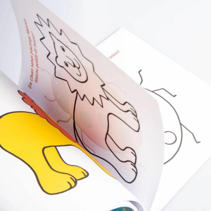 Actual product image The big kindergarten colouring book