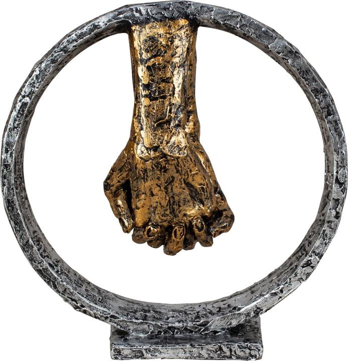 IKO Scultura circolare "Mano nella mano" d=22cm