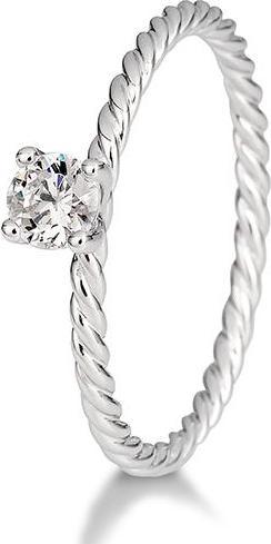 Image du produit Breuning Bague de fiançailles Cordon (58, Or 750/18 K)