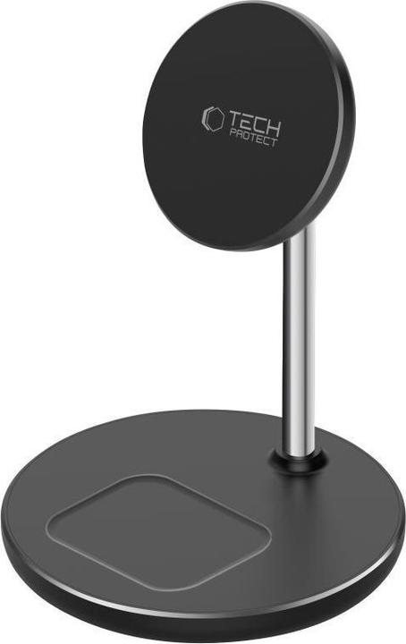 Tech-Protect Stacja ÅadujÄ ca QI15W-A39 2w1 MagSafe - czarna (15 W)