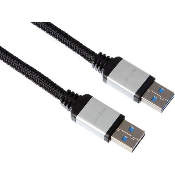 Velleman Professionelles USB 3.0 A(M)-A(M) 1,8 Meter Kabel (1.80 m, USB 3.0), USB Kabel