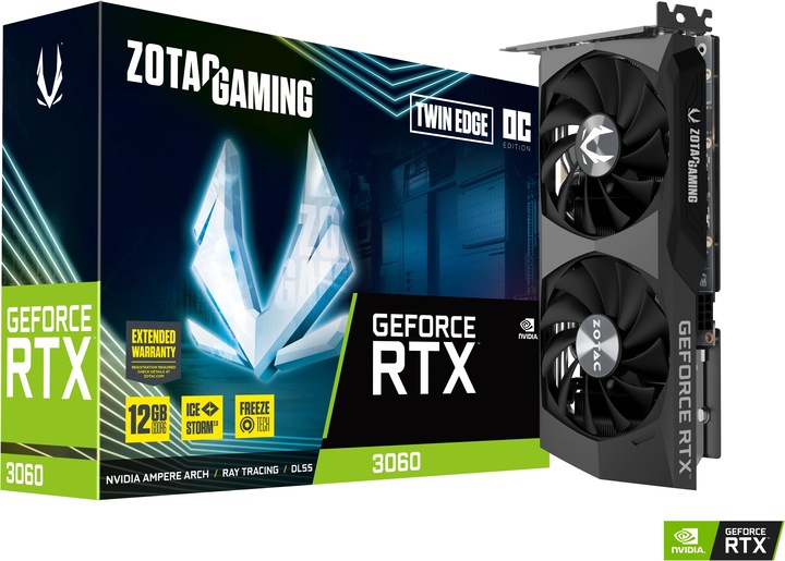 Produktbild Zotac Gaming GeForce RTX 3060 Twin Edge OC (12 GB)
