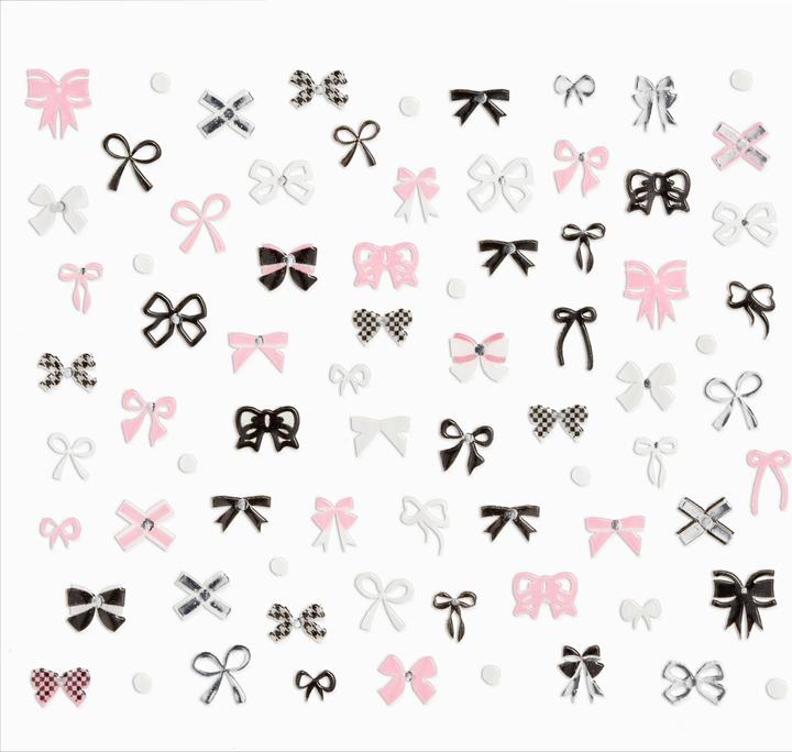 Produktbild essence Nagelsticker Put a bow on it (Schwarz, Weiss, Rosa)