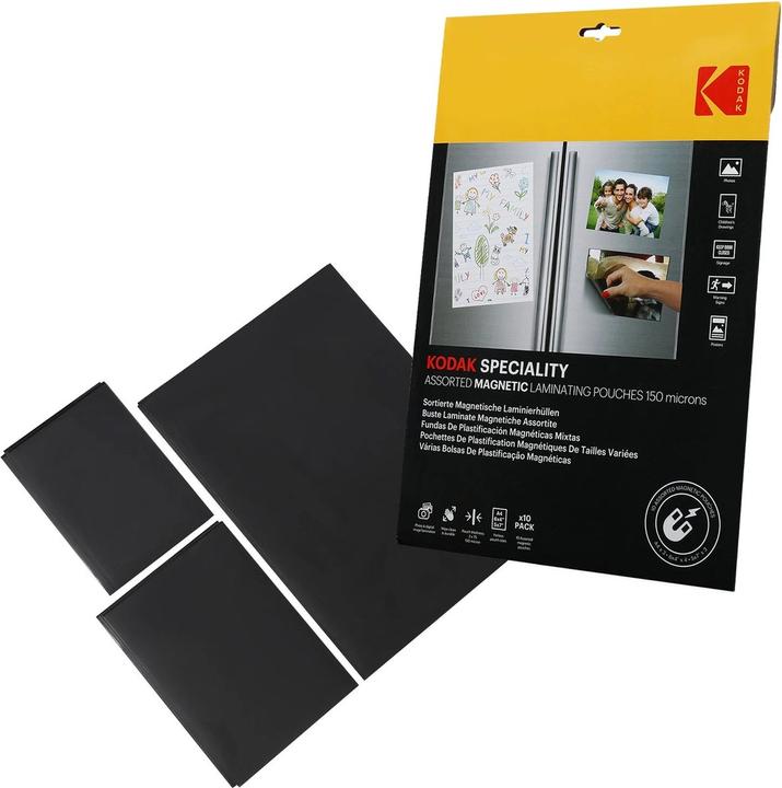 Actual product image Kodak Mag. laminating film 4x 10x15 cm, 3x 13x18 cm, 3x A4 (10 x 15 cm, 13 x 18 cm, 10 Piece, 150 µm)