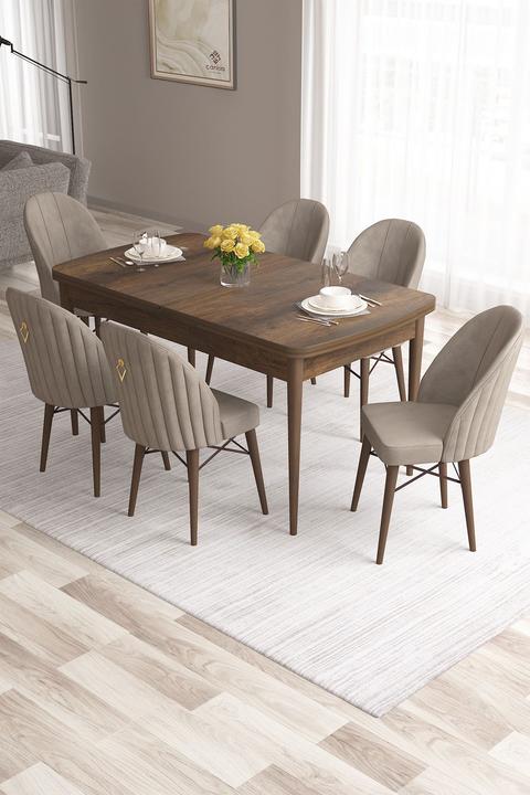 Produktbild Hanah Home Roz Extendable Dining TableChairs Set (MDF)
