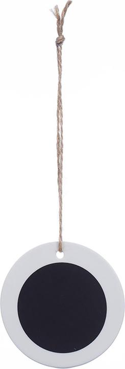 Sandra Rich CREATE YOUR OWN MESSAGE porcelain hanger with cord & chalk