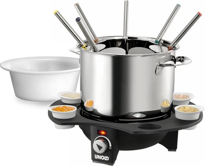 Unold Fondue Elegance (Schokoladenfondue, Käsefondue)
