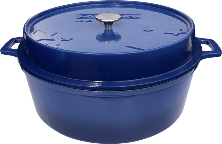 Immagine prodotto Grillfürst Forno olandese senza piedi - smaltato - DO12 - blu