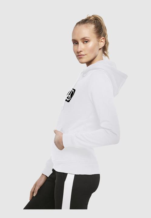 Immagine prodotto Merchcode Donna Peace - Felpa con cappuccio bianca Double Peace - 161547 (S)