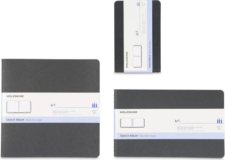 Produktbild Moleskine Skizzenalbum (Spezial, Blanko, Weicher Einband)