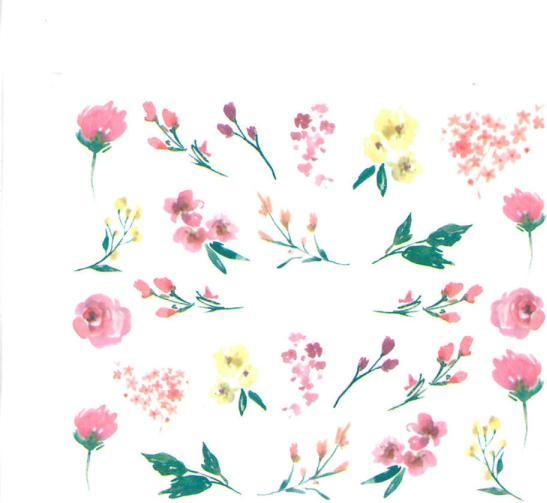 Produktbild Nagellack24 Nail Art Sticker Wassertransfer 1779