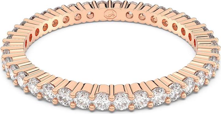 Produktbild Swarovski Vittore Ring Rundschliff Weiss Roségold (60)