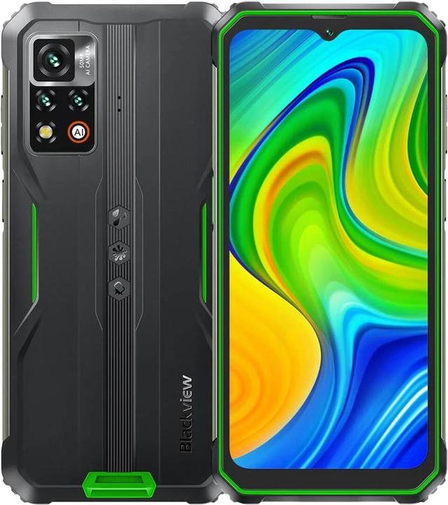 Produktbild Blackview BV9200 (256 GB, Black, Green, 6.60", Dual SIM, 4G)