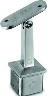 Q-Railing Supports pour mains-courantes SQUARE LINE+AMIArg- (Acier inoxydable V2A)