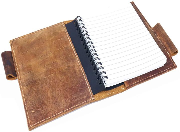 Image du produit Alpenleder Carnet de notes Goethe A6, ligné, Wild Camel, type de produit (A6, À rayures)