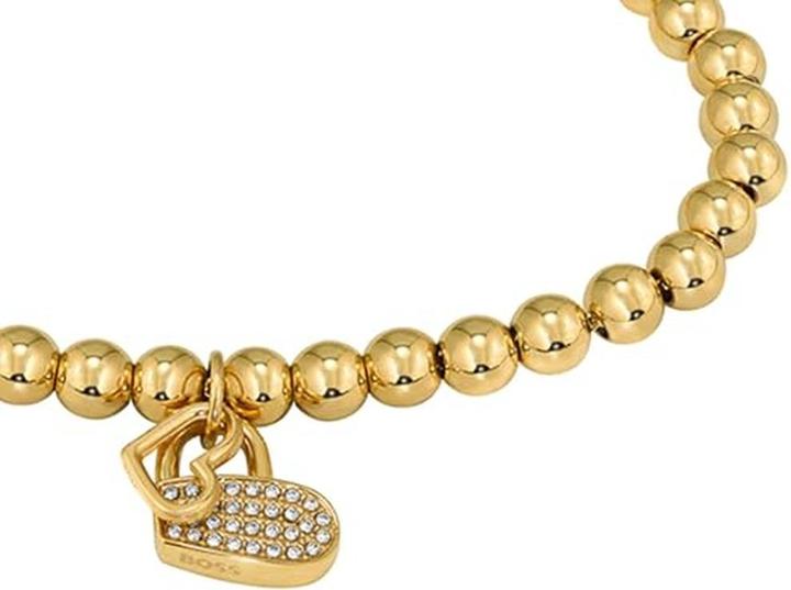 Produktbild Hugo Boss Charming gold-plated bracelet with crystals Beads 1580287 (19 cm, Edelstahl)