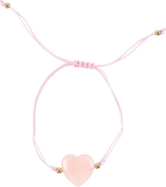 Produktbild Something Different Herz Armband You Are Loved Rosenquarz (0.50 cm, 100% synthetisches Material)