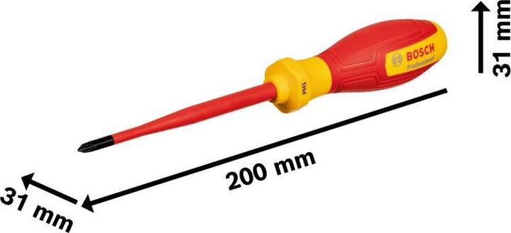 Actual product image Bosch Professional VDE screwdriver (Phillipps cross recess (PH))