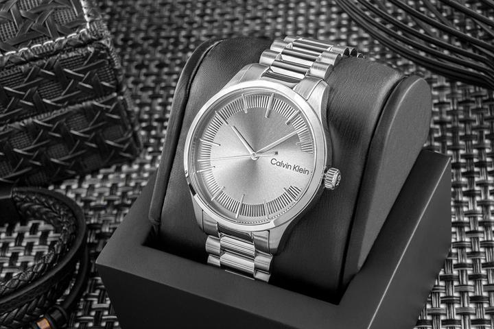 Immagine prodotto Calvin Klein CK25200036 Orologio Unisex - Mineraalglas - Roestvrijstaal - Zilver - 40 mm - Quarzo - (Orologio da polso analogico)