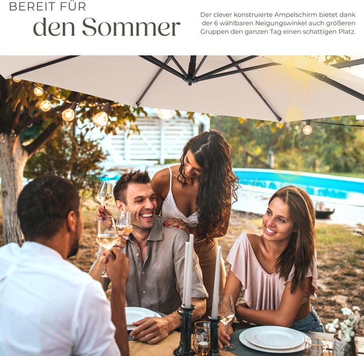 Produktbild tectake Ampelschirm (3 m)