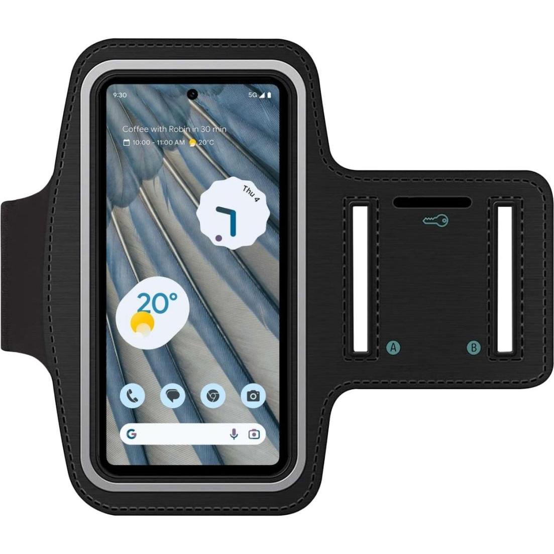SmartFitness Google Pixel 7a Handy Sport Armband, Smartphone Sportarmband, Schwarz