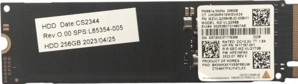 Actual product image Lenovo Ssd Asm (256 GB, M.2 2280)