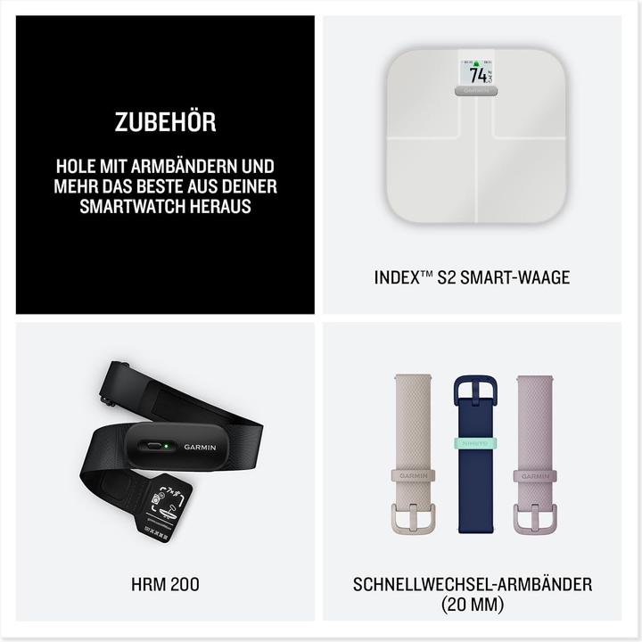 Produktbild Garmin vivoactive 6, GPS, Black/Slate, WW (42 mm, nur WLAN)