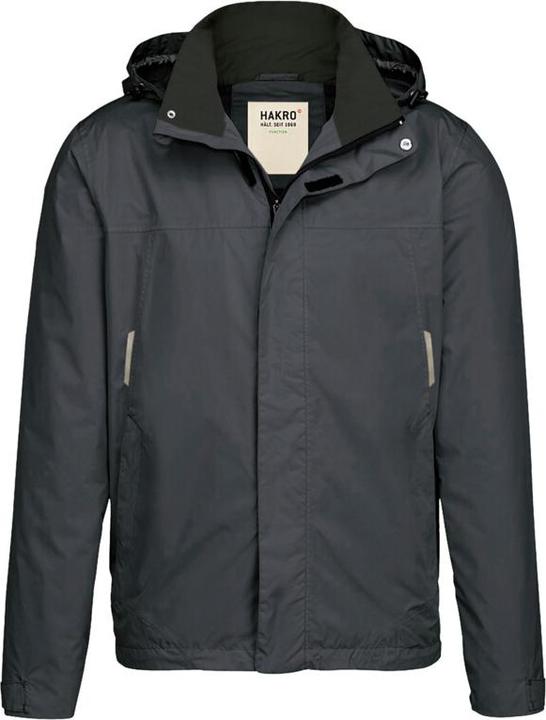 Actual product image Hakro Men's rain jacket No.862 anthracite, size 3XL (3XL)