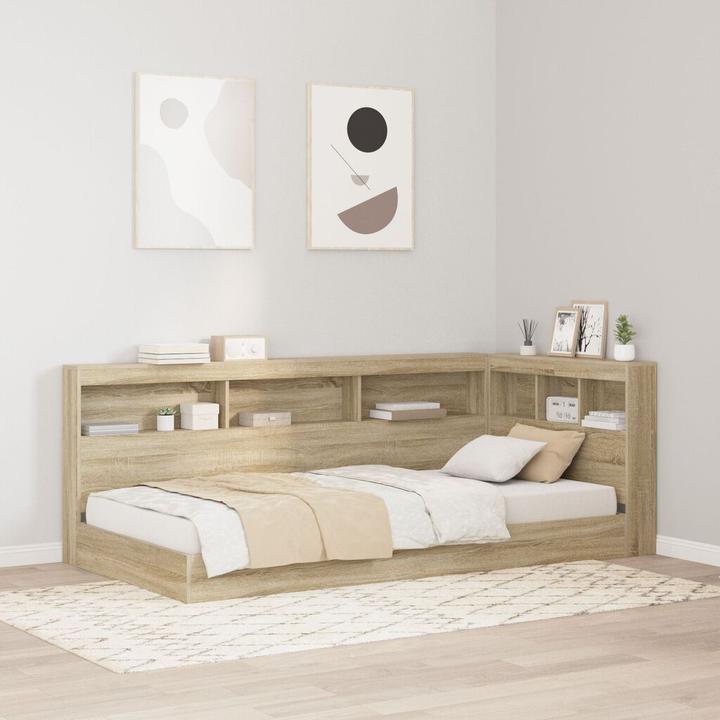 Immagine prodotto VidaXL Libreria letto rovere Sonoma 75x190 cm materiale legno (75 x 190 cm)