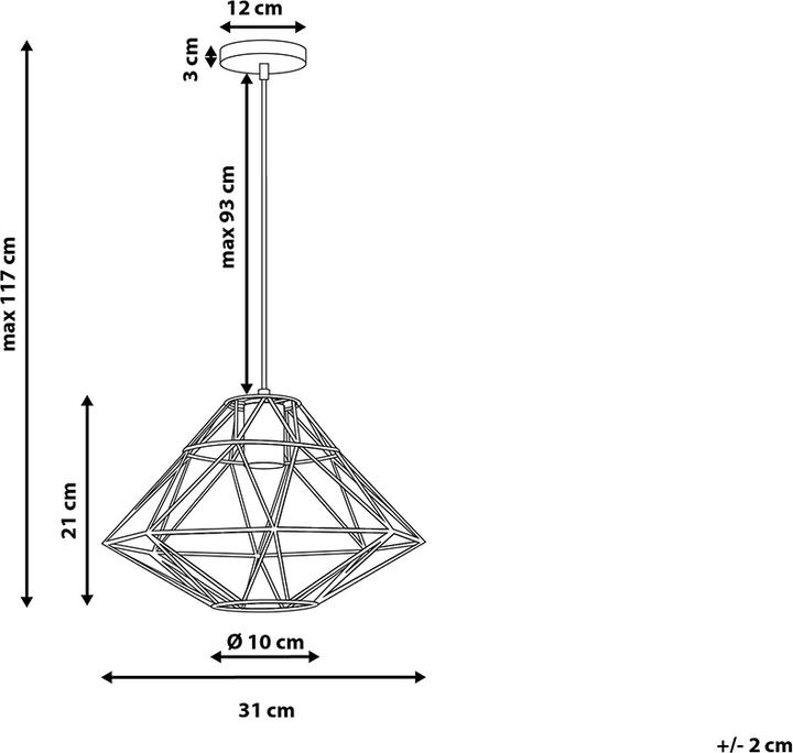 Actual product image Beliani Guam (E27)