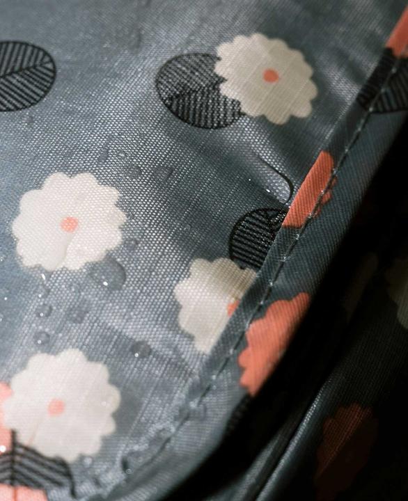 Immagine prodotto Noya Faltbare Reise Kulturtasche, Waschbeutel mit Trageschlaufe & Haken, Blumen (1 l)