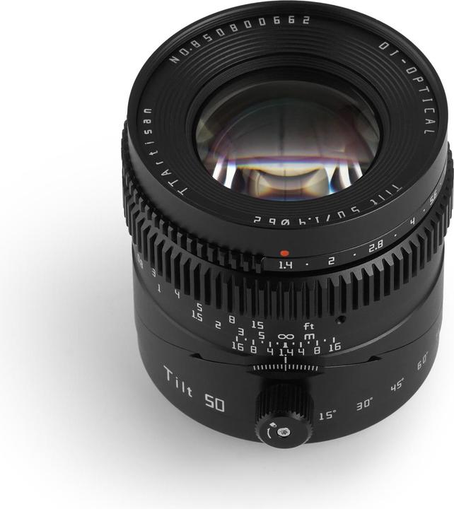 Produktbild TTArtisan 50mm f/1,4 Tilt MFT (Micro Four Thirds, Vollformat)
