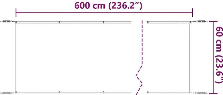 Image du produit VidaXL Senkrechtmarkise (1.80 m)