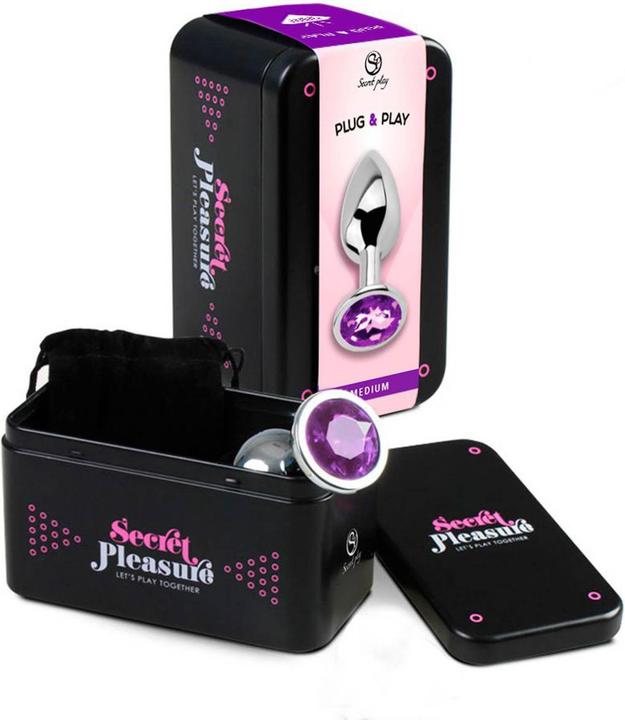 Actual product image Secret play Secretplay Anal Plug Purple M