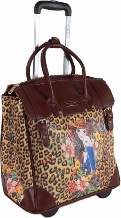 Actual product image Nicole Lee Rolling Business" New York travel bag