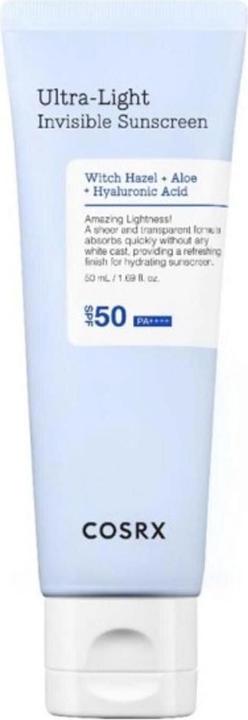 Cosrx Ultra-Light Invisible Sunscreen (Sun cream face, Suntan cream, SPF 50, 50 ml)
