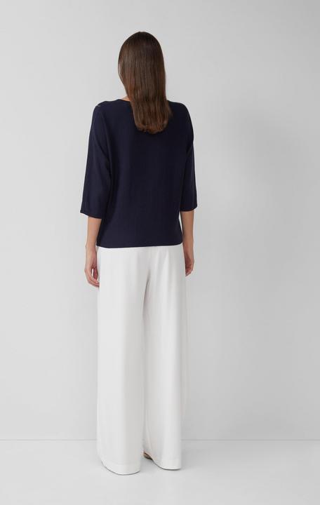 Produktbild s.Oliver Strickpullover Strickpullover mit Fledermausärmeln und Schmuckperlen (36)