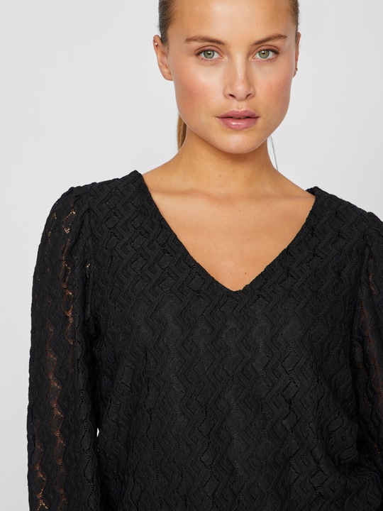 Actual product image Vila V-neck top with long sleeves (XS)