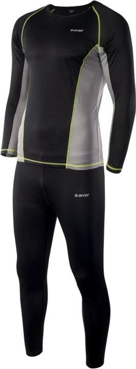 Actual product image Hi-Tec Men's thermal underwear set KAMO SET black and grey S. XXL (XXL)
