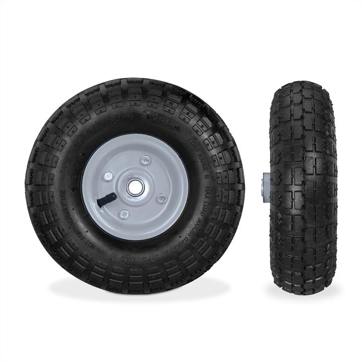 Actual product image Relaxdays Hand truck wheel 4.1/3.